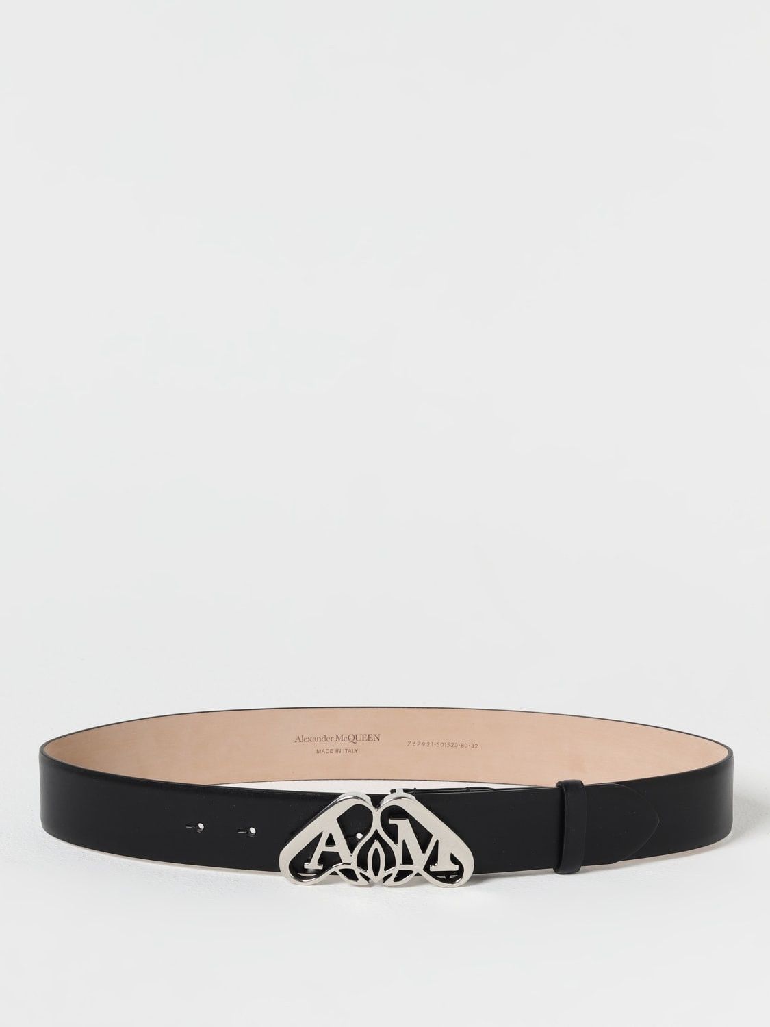 Alexander McQueen o1w1db10725 Belt in Black Size ONE SIZE - 1 Thumbnail