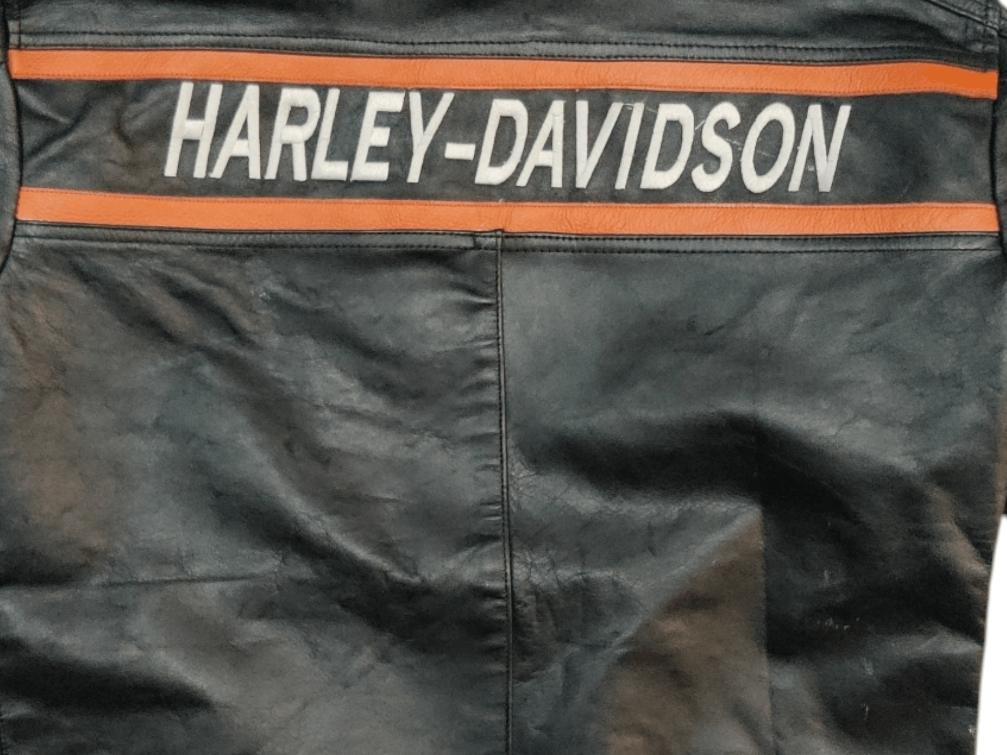 Harley Davidson Harley Davidson Vintage Leather Jacket Size US L / EU 52-54 / 3 - 8 Thumbnail