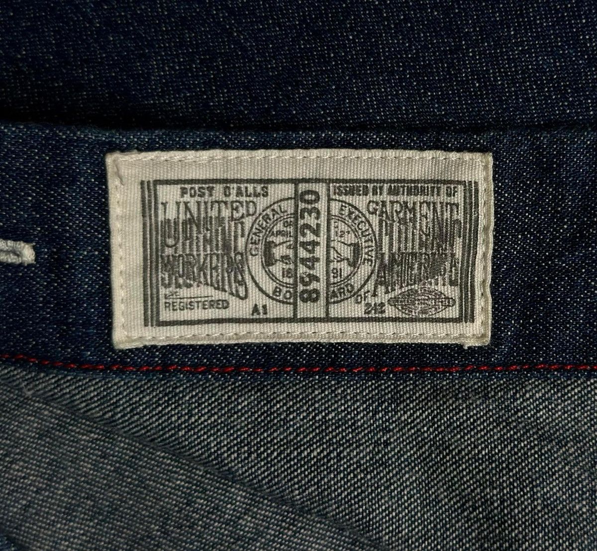 Post Overalls 30s Inspired Denim Shirt Size US L / EU 52-54 / 3 - 6 Thumbnail