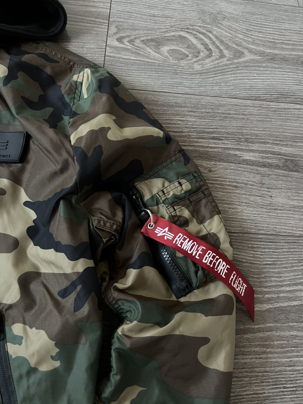 Alpha Industries Alpha Industries Camo Over Logo Printed MA1 Flying Jacket Size US M / EU 48-50 / 2 - 10 Thumbnail
