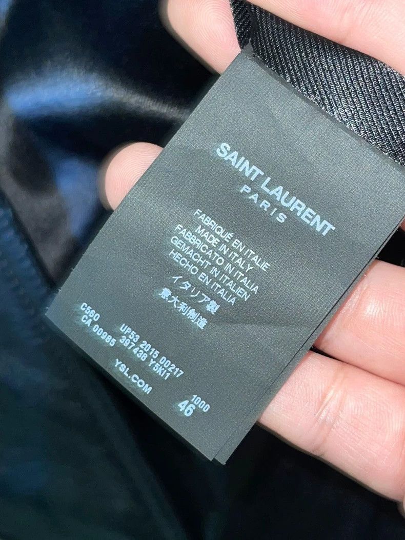 Saint Laurent Paris Saint Laurent Black Five-Zip Leather Jacket-2506 Size US M / EU 48-50 / 2 - 5 Thumbnail