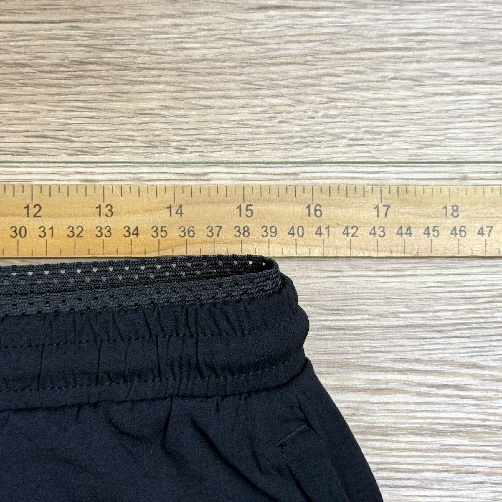 Vintage Trek Skort Women's Athletic Woven Black Elastic Waist Pockets Size L Hiking Activewear Size ONE SIZE - 3 Thumbnail