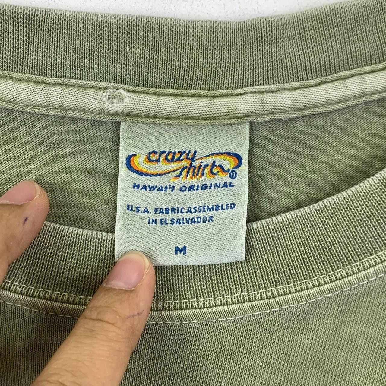 Vintage Vintage CRAZY SHIRTS HAWAII Turtle Hemp Dyed Tee Shirt Size US M / EU 48-50 / 2 - 3 Thumbnail