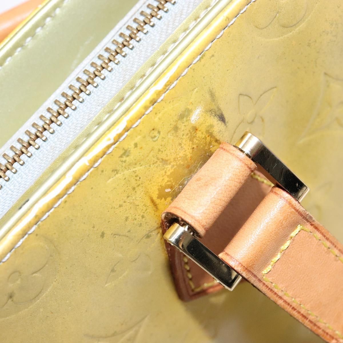 Louis Vuitton LOUIS VUITTON Monogram Vernis Houston Hand Bag Gris M91053 Size ONE SIZE - 8 Thumbnail