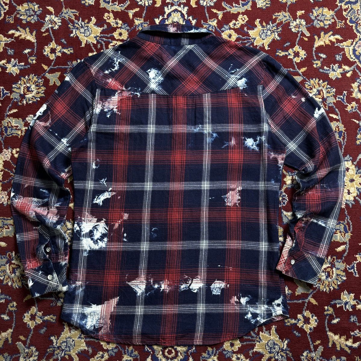 semanticdesign Semanticdesign Bleach checkered Flannel Plaid Shirt Size US M / EU 48-50 / 2 - 3 Thumbnail