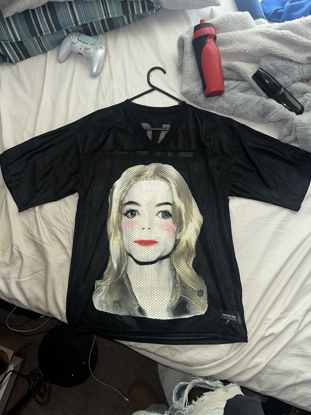 Asspizza × Marcel Zago Marcel Zago x Ass Pizza Michael Jackson “Fem” Jersey - Black Size US L / EU 52-54 / 3 - 1 Thumbnail