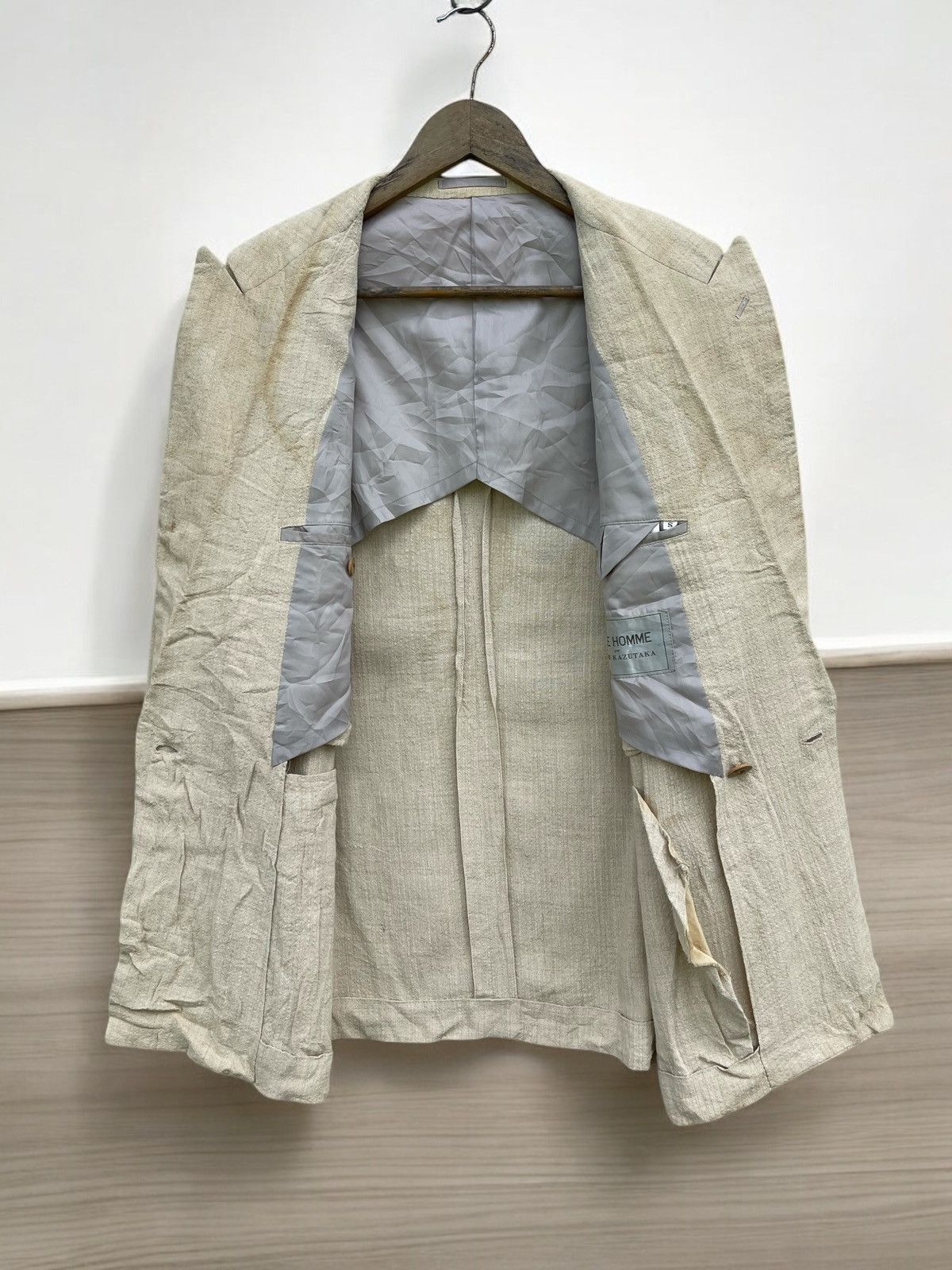 Issey Miyake × Tete Homme × Vintage 🔥Vintage Tete Homme by Katoh Kazutaka Double Breasted Blazer Size US S / EU 44-46 / 1 - 3 Thumbnail