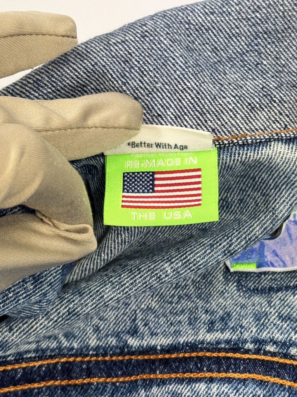 Better With Age BROGUE RECONSTRUCTED PATCH WORK REVERSIBLE TRUCKER JACKET Size US XL / EU 56 / 4 - 16 Thumbnail