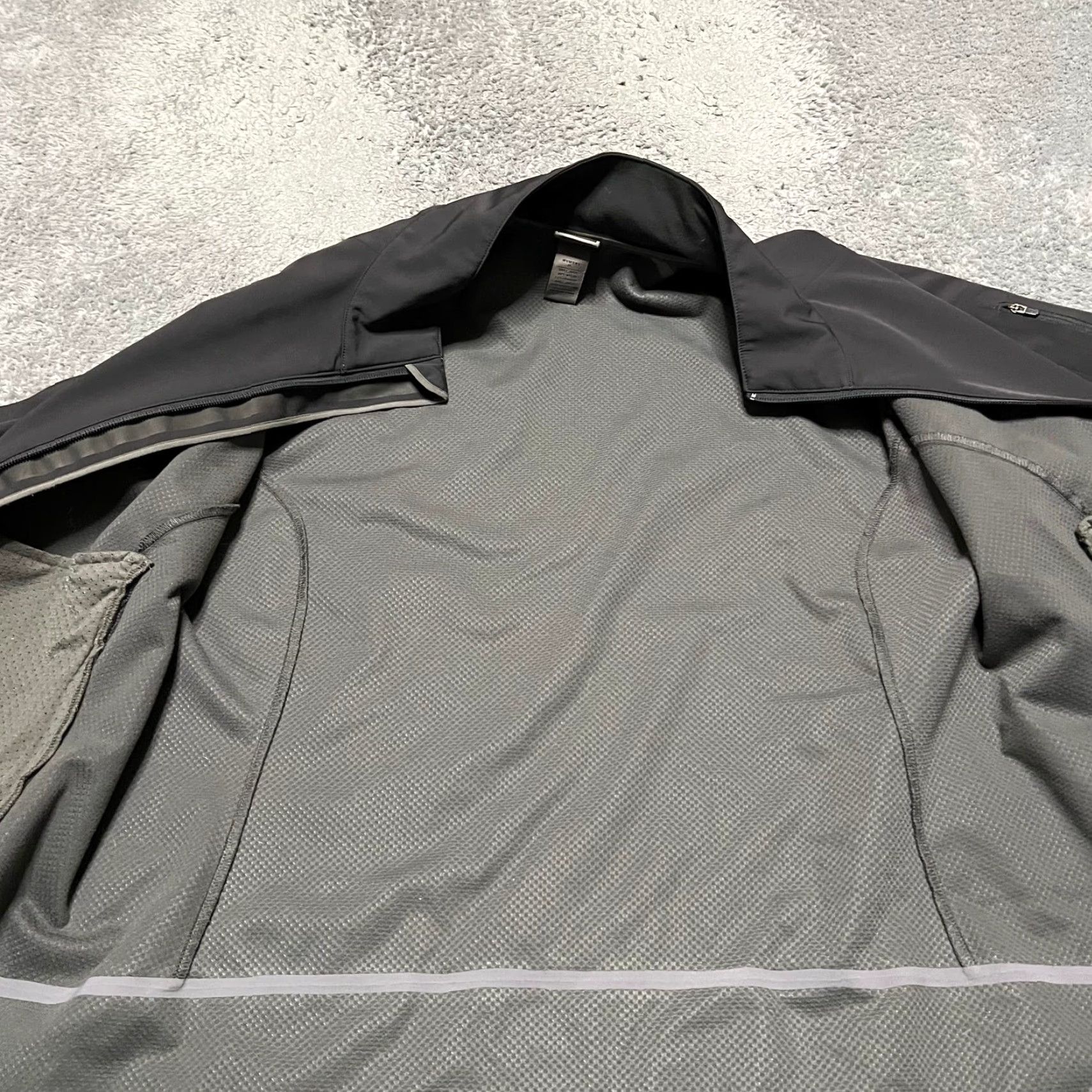 Vintage REI Jacket Womens XL Soft Shell Nylon Black Gray Outdoors Nylon Jacket Womens XL Regular Black Gray Outdoors Nylon Mens? Size XL / US 12-14 / IT 48-50 - 6 Thumbnail