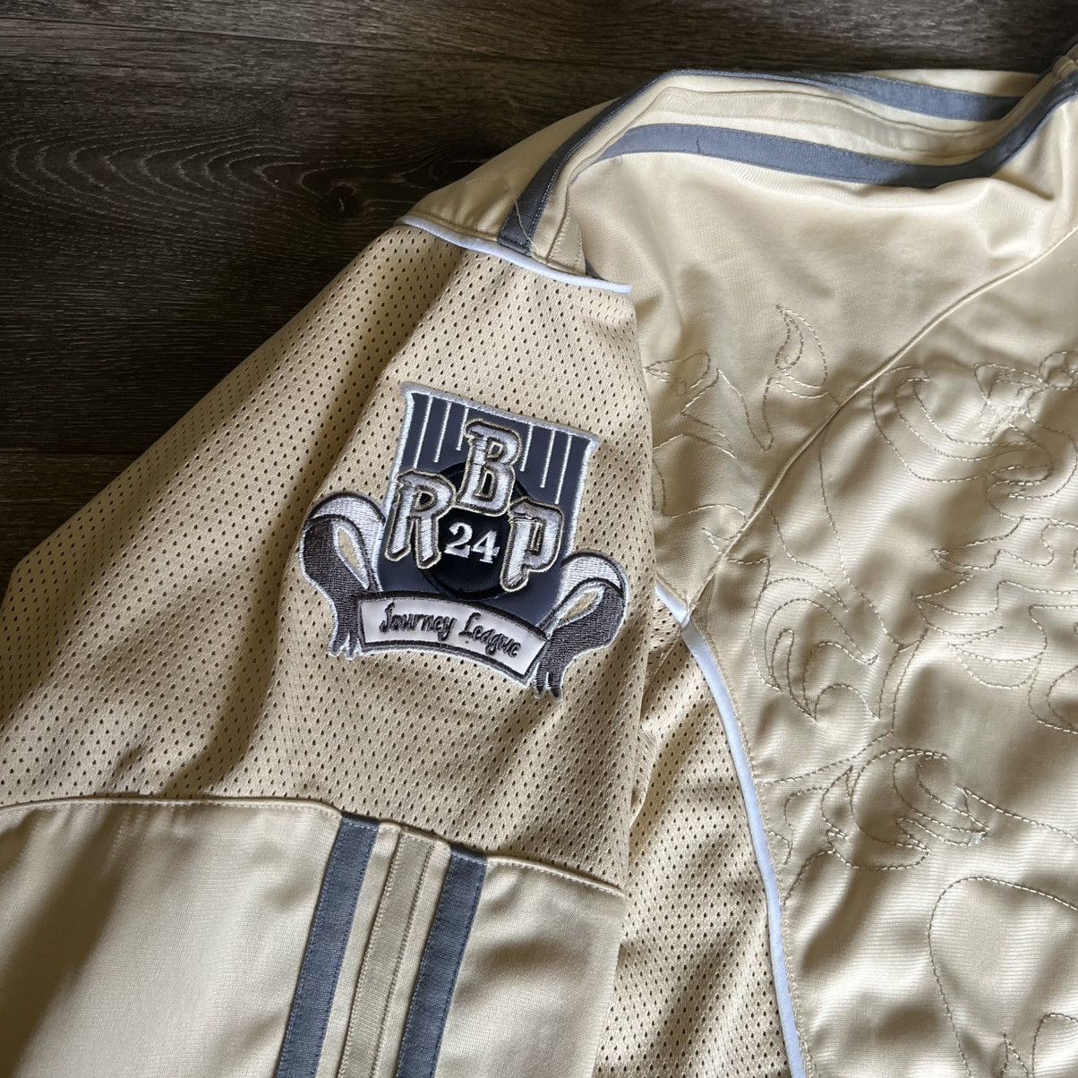 Vintage Vintage 2000s Raw Blue Prima Lion Stitch Logo Tracksuit Gold Size US XL / EU 56 / 4 - 7 Thumbnail