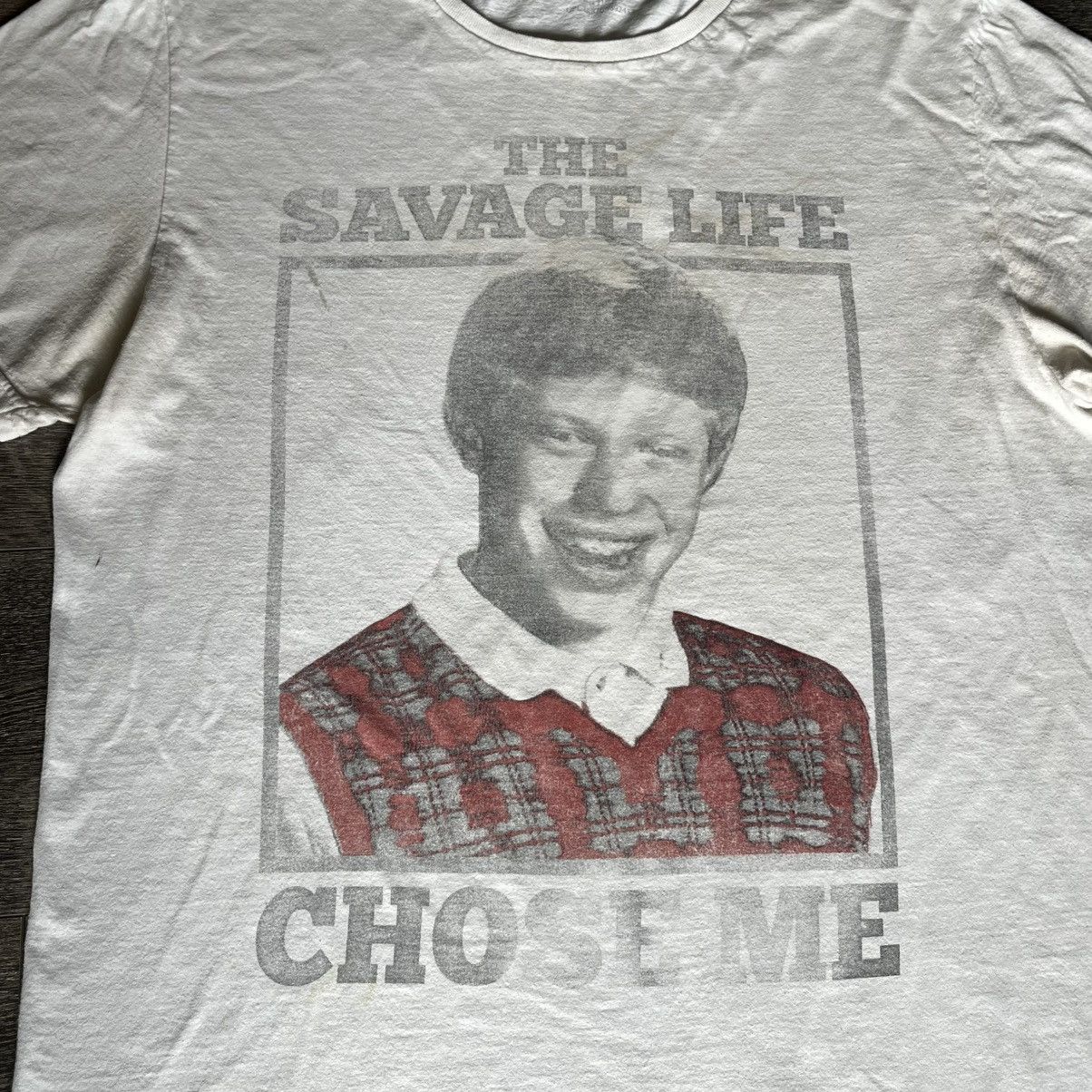 Vintage Vintage Y2K Bad Luck Brian The Savage Life Chose Me Meme Tee Size US L / EU 52-54 / 3 - 3 Thumbnail