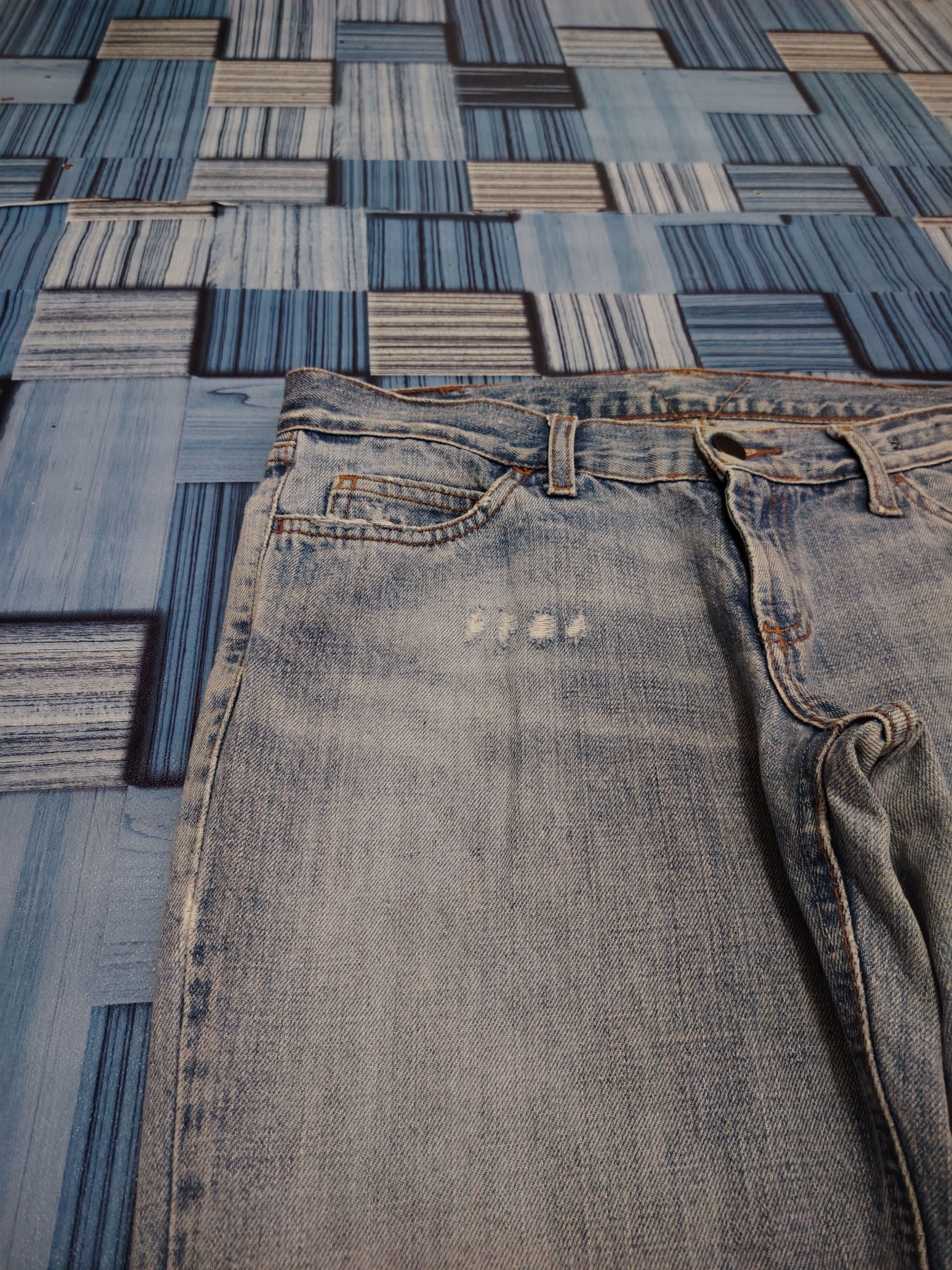 Hysteric Glamour Meltinpot Distressed denim Flare Jeans Size US 30 / EU 46 - 7 Thumbnail