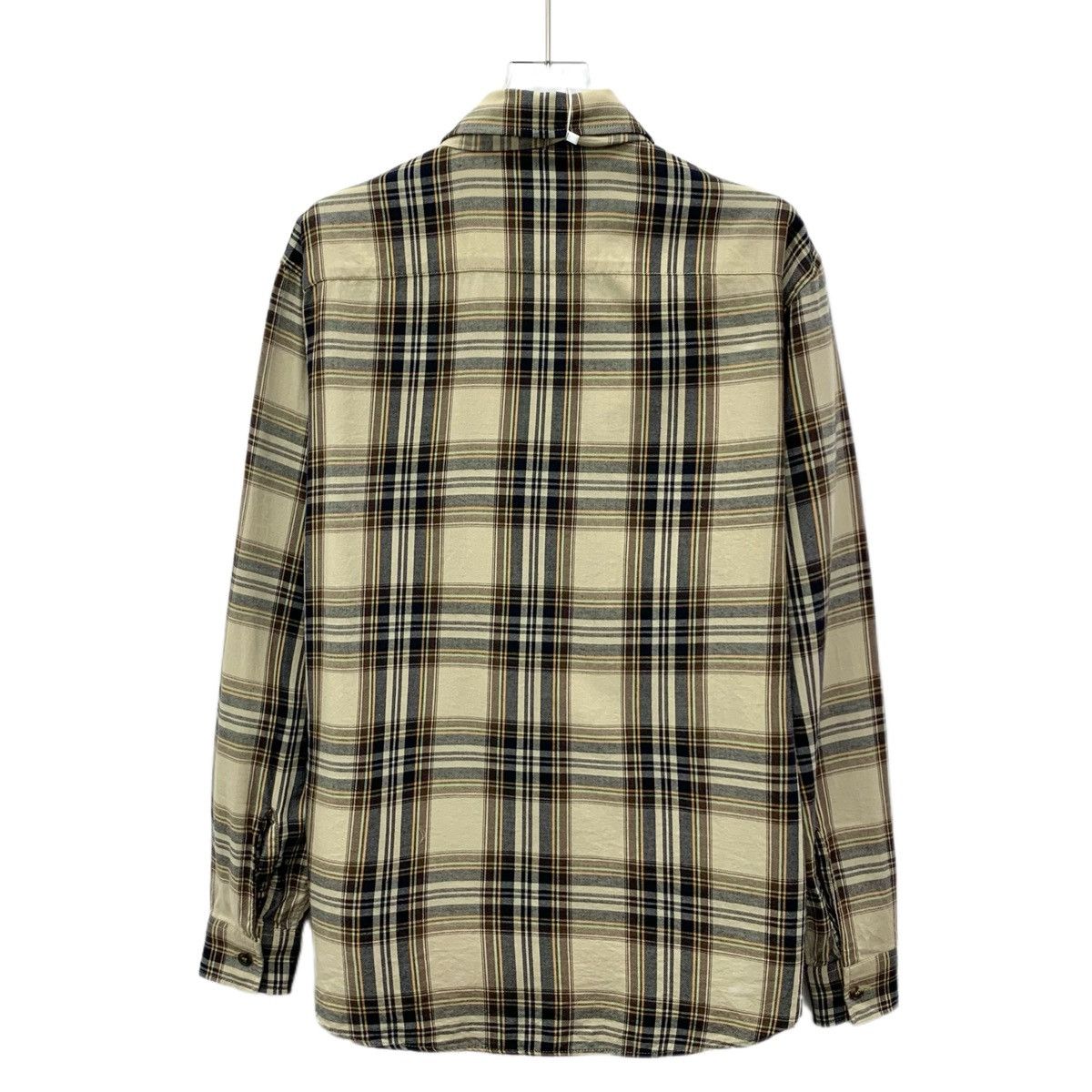 Yves Saint Laurent Yves Saint Laurent Plaid Bow Tie Long Sleeve Shirt K26WX Size M / US 6-8 / IT 42-44 - 2 Thumbnail