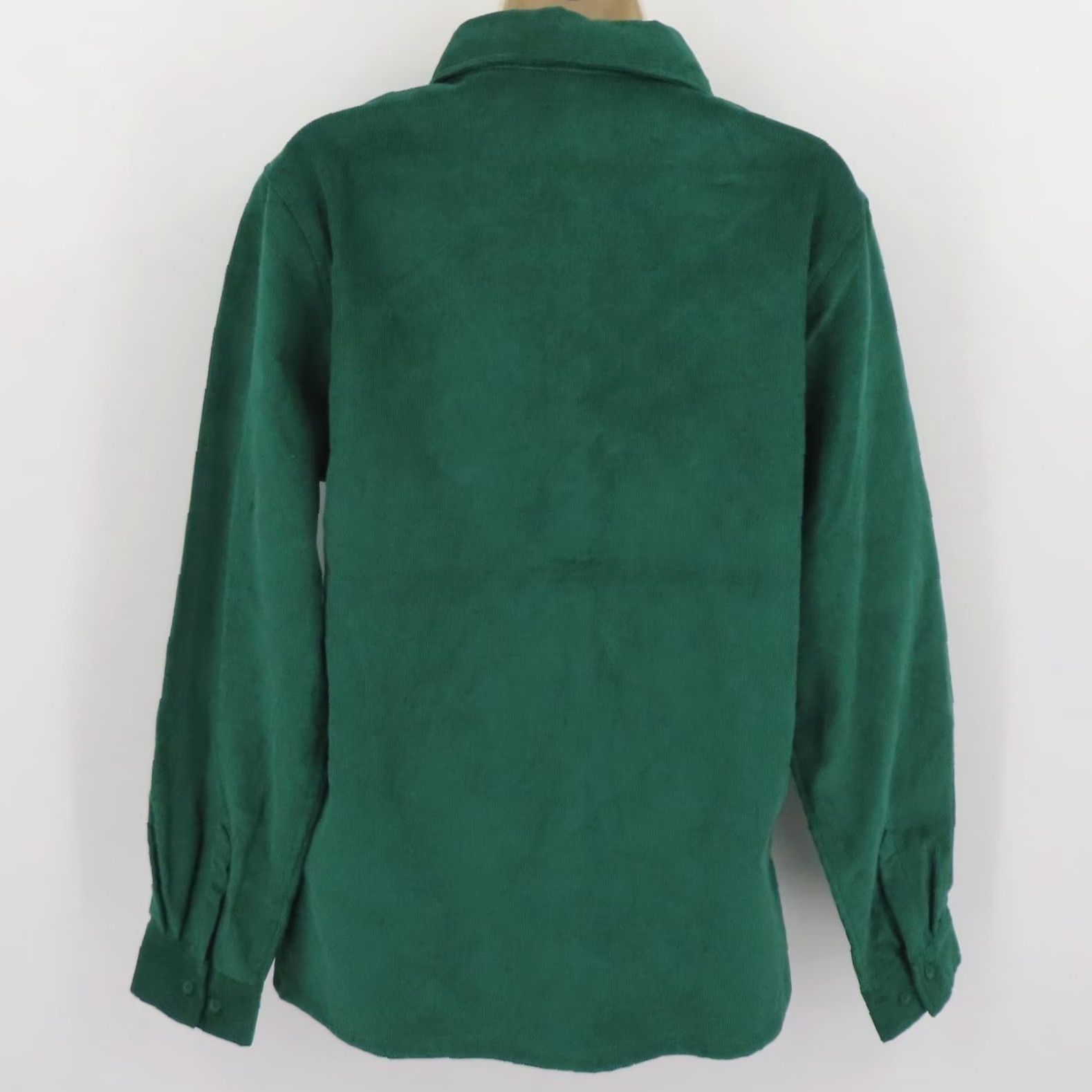 Disney Disney Men S Green Corduroy Button Embroidered Santa Mickey Shirt NEW Size US S / EU 44-46 / 1 - 5 Thumbnail