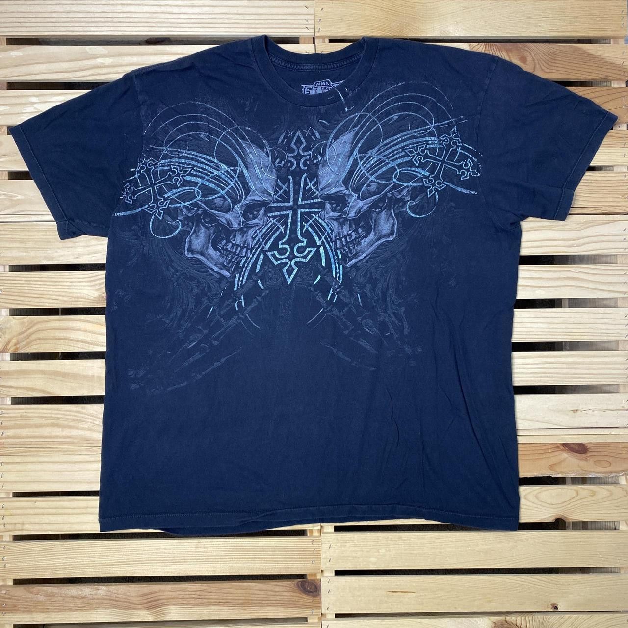 Other MMA Elite Black Y2K Affliction-Style Tee Size XL Size US XL / EU 56 / 4 - 1 Thumbnail