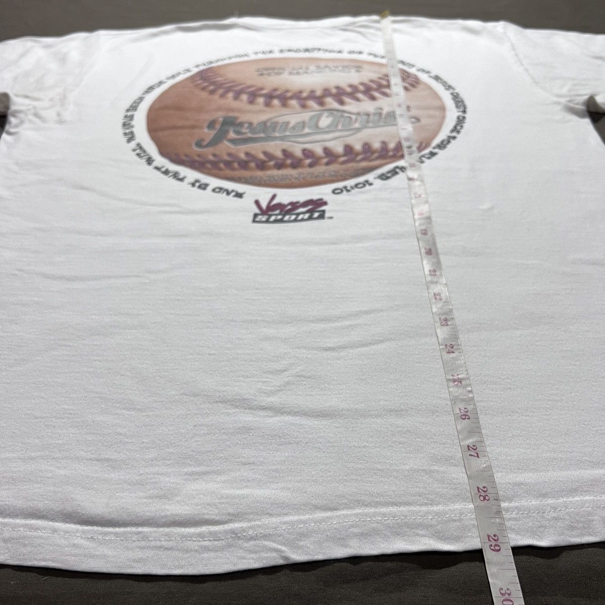 Vintage Vintage 90s God Jesus Bible Holy Baseball Tee XL Size US XL / EU 56 / 4 - 12 Thumbnail