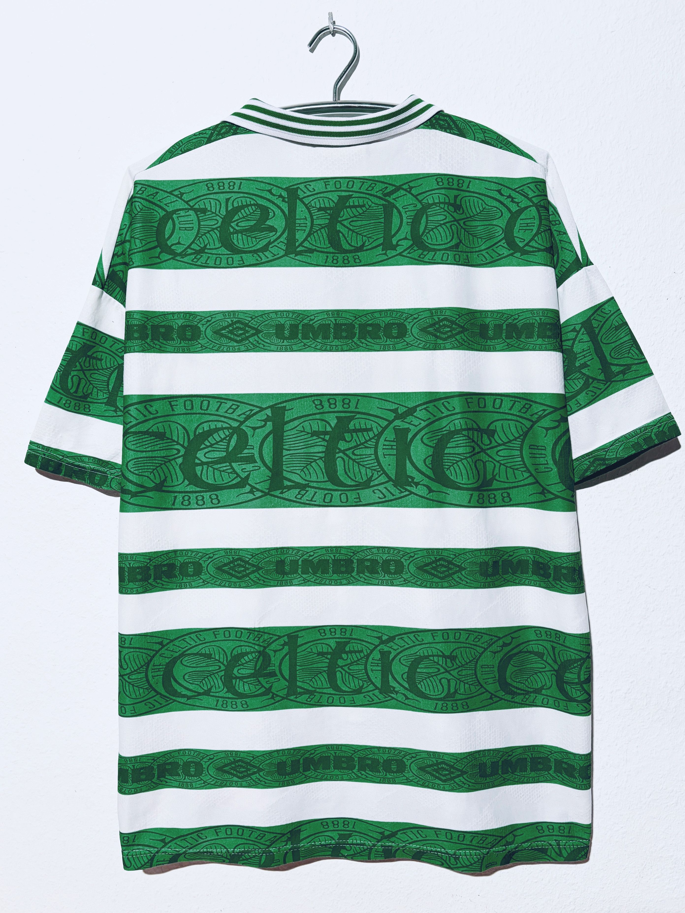 Umbro Celtic Home Jersey Shirt 1995 - 1997 Size US XL / EU 56 / 4 - 2 Thumbnail