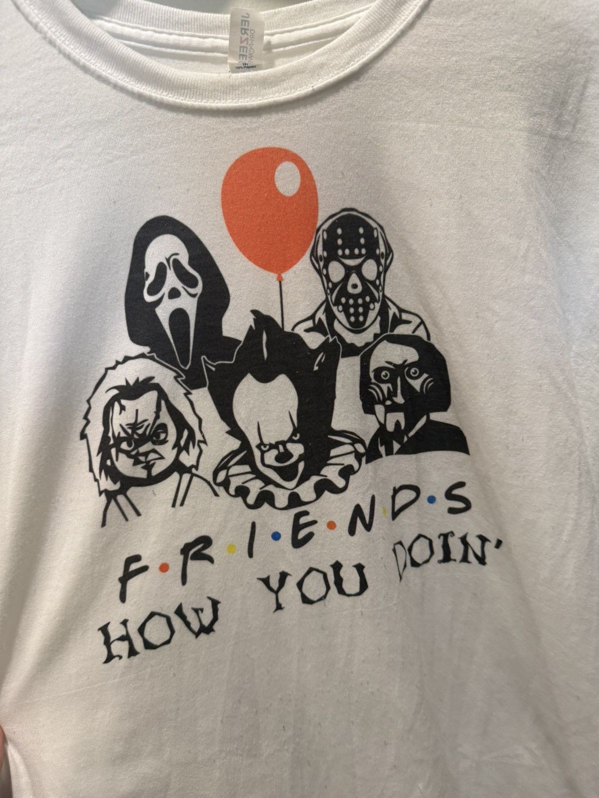 Vintage HORROR VILLAINS FRIENDS PARODY TEE Size US M / EU 48-50 / 2 - 2 Thumbnail