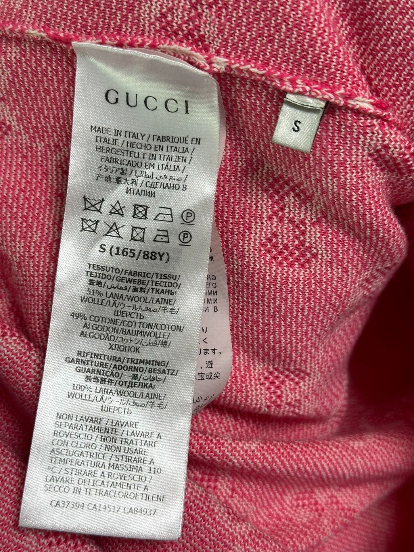 Gucci Gucci pink full print GG old flower knitted dress Size S / US 4 / IT 40 - 4 Thumbnail