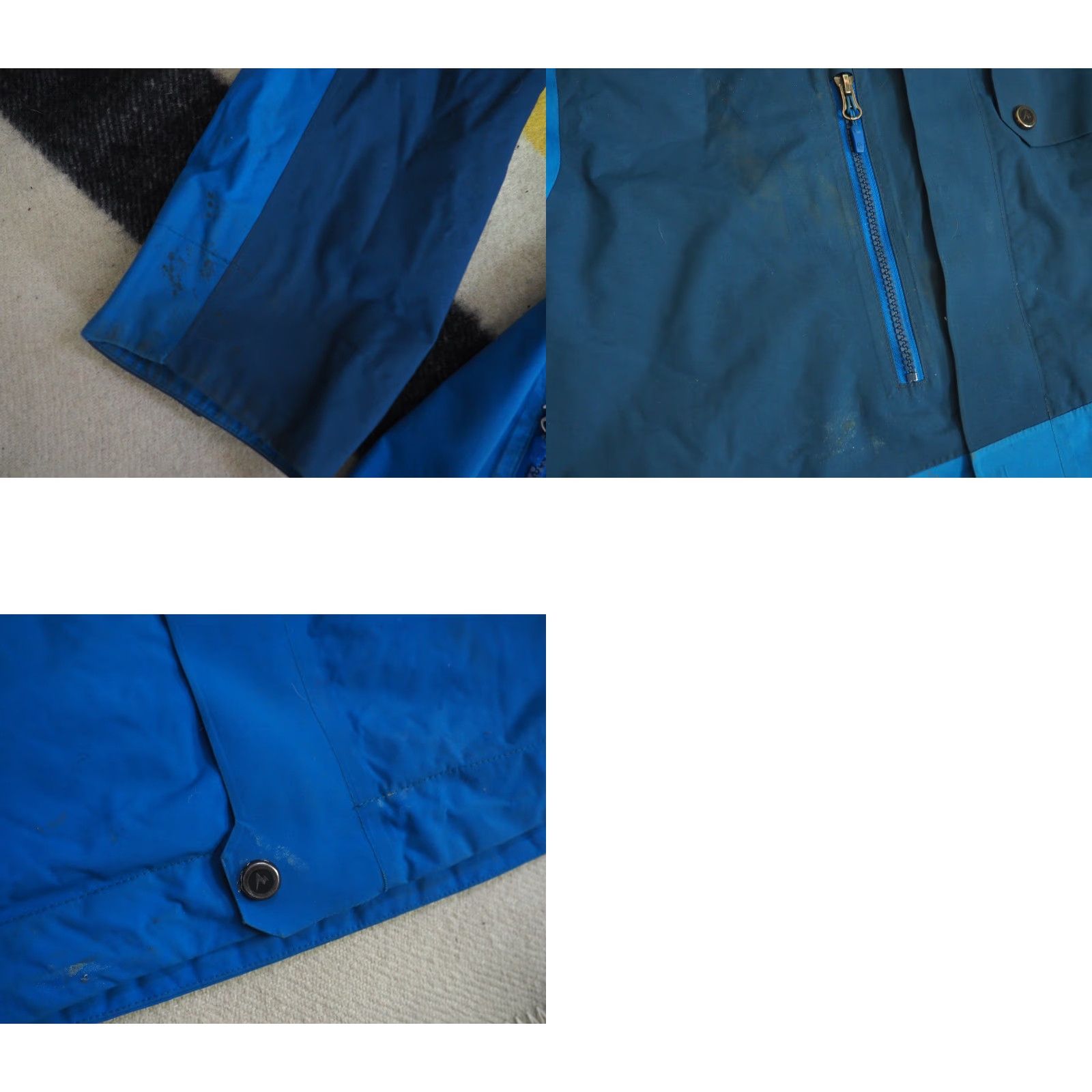 Marmot Marmot Jacket Mens L Blue Windbreaker Hooded Full Zip Outdoor Hiking Tower Boot Pack Style Outdoor 90s (if applicable) Size US L / EU 52-54 / 3 - 9 Thumbnail