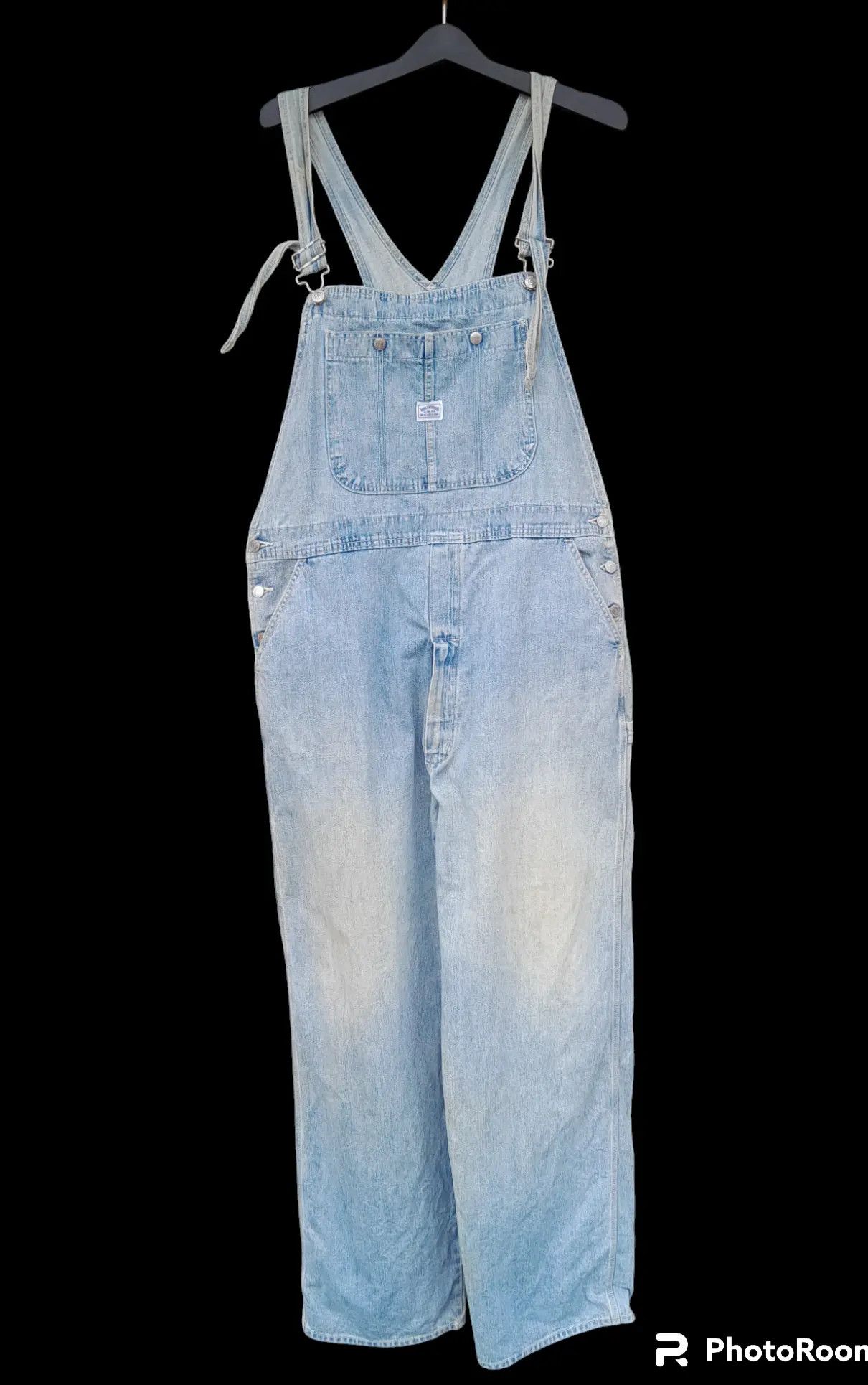 Vintage Vintage BIG JOHN scovvil button overall jeans denim Size US 40 / EU 56 - 2 Thumbnail