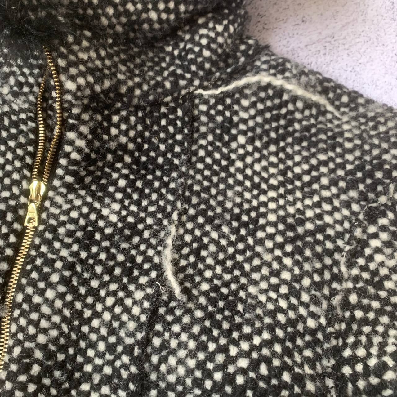 Marni Sz 38 Marni Women’s Tweed Knit Hooded Coat Size S / US 4 / IT 40 - 12 Thumbnail