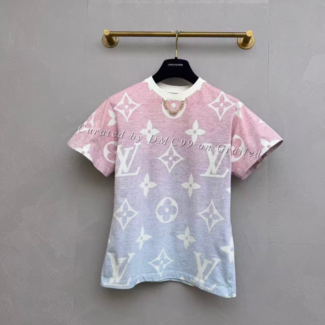 Louis Vuitton Louis Vuitton Monogram Gradient Chain T-shirt Size S / US 4 / IT 40 - 1 Thumbnail