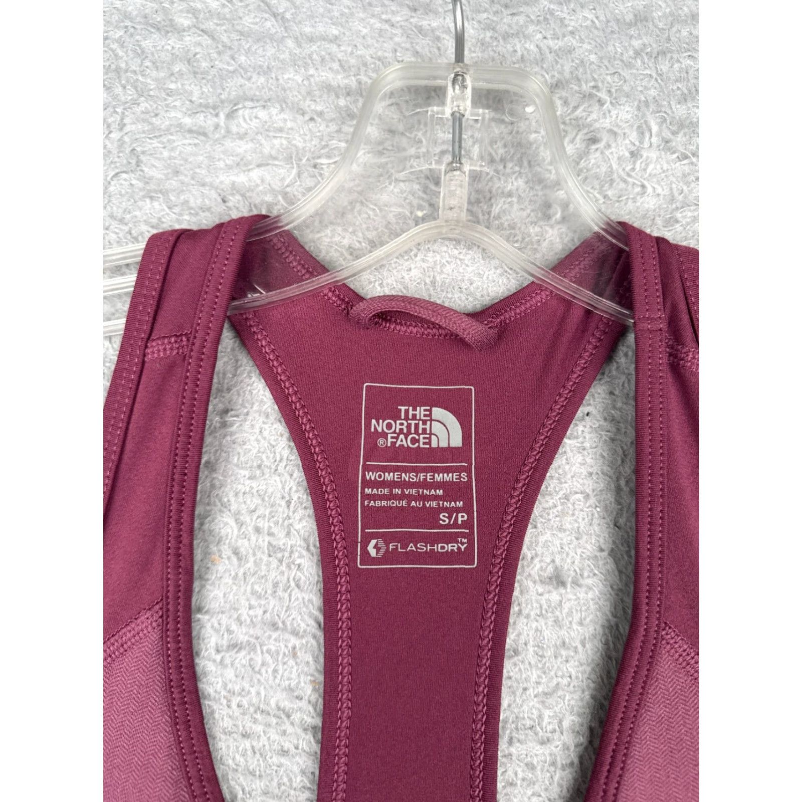 The North Face The North Face Shirt Women Small Purple Tank Sleeveless V-Neck Poly Blend Gym Size S / US 4 / IT 40 - 6 Thumbnail