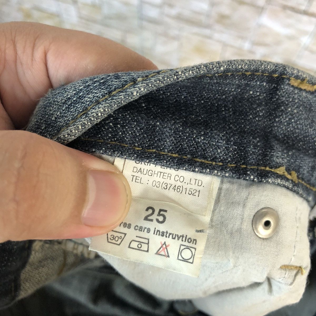 Japanese Brand Maraxia Black Distressed Denim Pants #A1015 Size 27" / US 4 / IT 40 - 23 Thumbnail