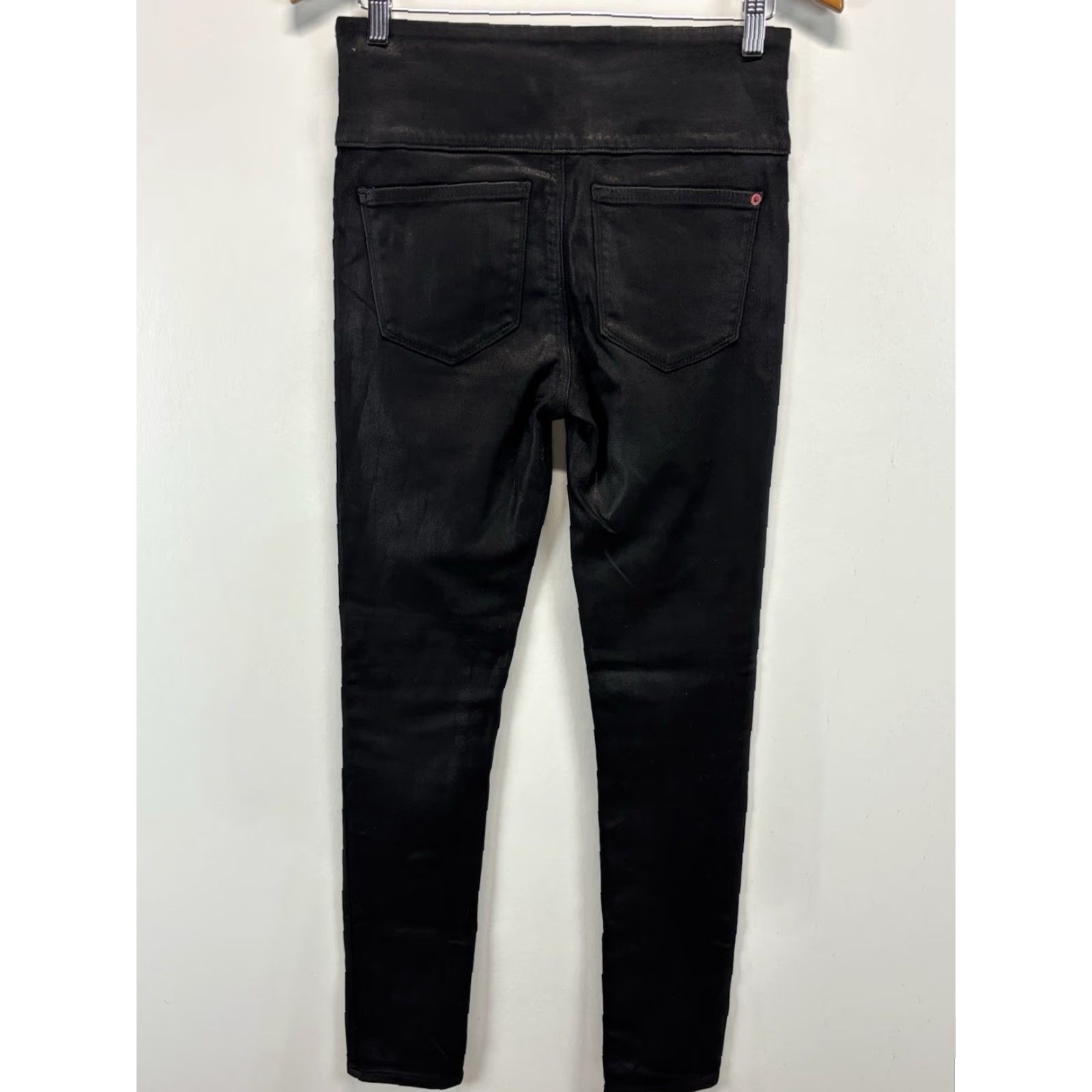 Spanx Spanx The Signature Skinny Jeans Side Zip Stretch Cotton Blend 5-pocket Black 27 Size 27" / US 4 / IT 40 - 4 Thumbnail