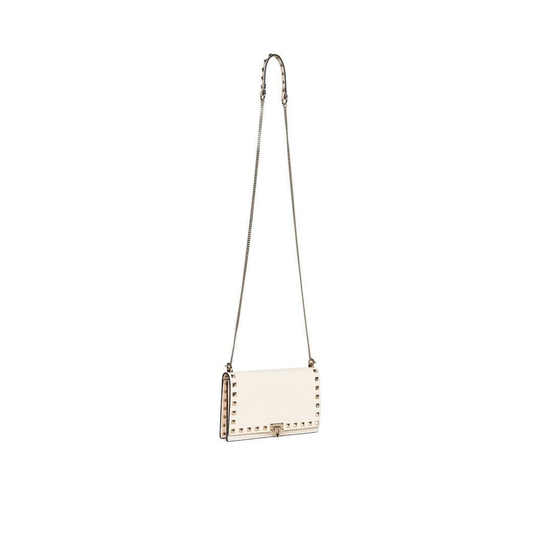 Valentino VALENTINO GARAVANI Rockstud Mini Light Ivory Shoulder Bag Ne Size ONE SIZE - 2 Thumbnail