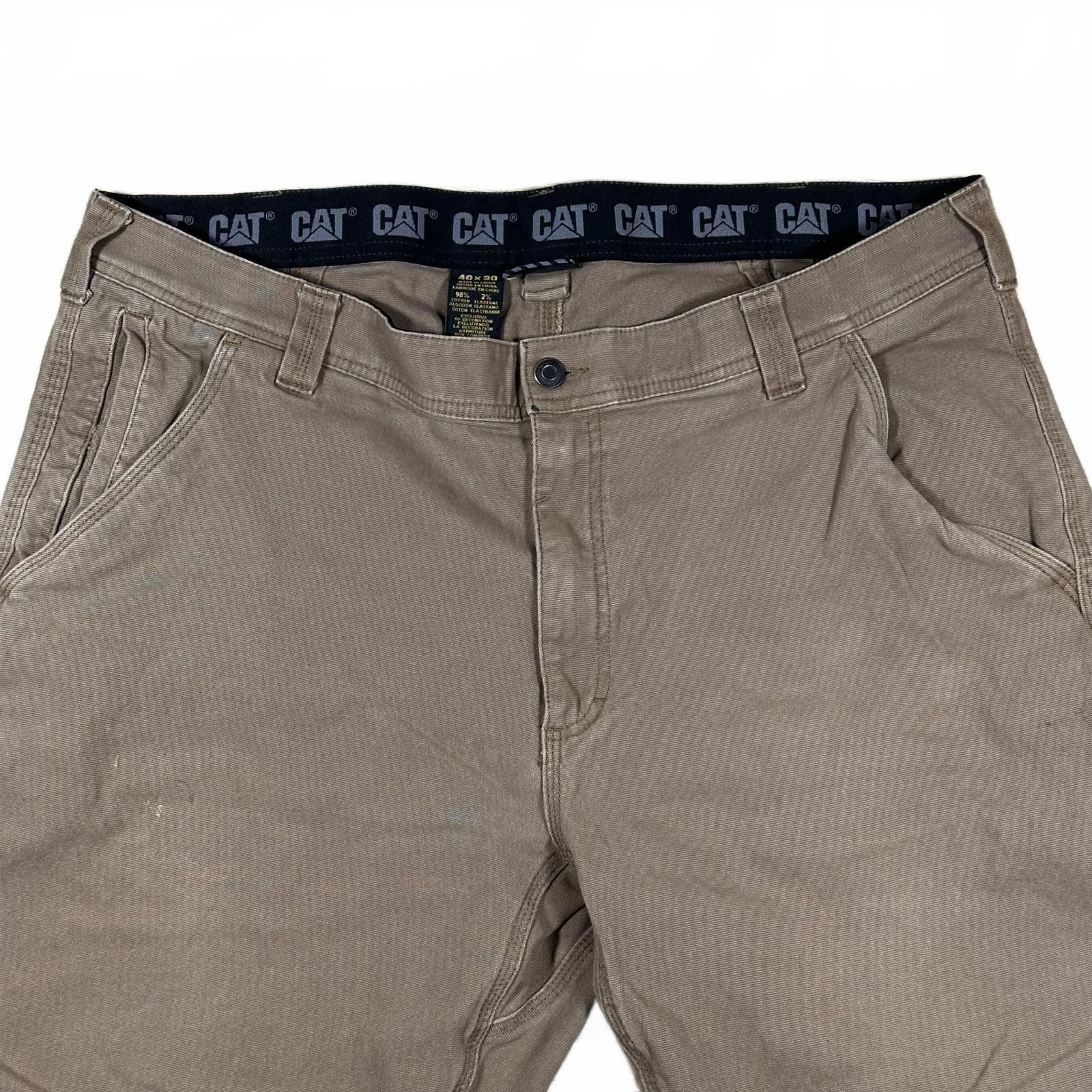 Caterpillar CAT Mens Flex Waist Band Cellular Pocket Utility Pants 40x30 Size US 40 / EU 56 - 4 Thumbnail