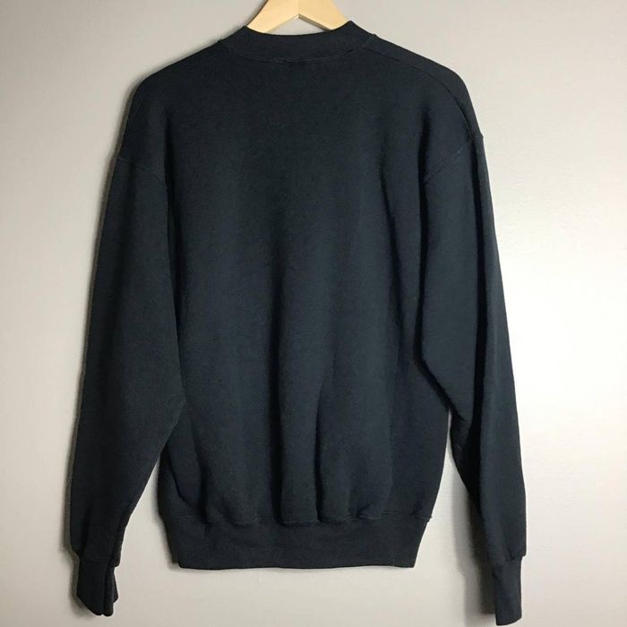 Vintage 90s Gray Plain Sweatshirt Ladies Fruit of the Loom Crewneck Blank Sweater  Women Made in Usa Size L 