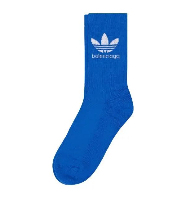 Adidas × Balenciaga o1mt1gz0824 Size: M / Socks in Blue Size ONE SIZE - 2 Thumbnail