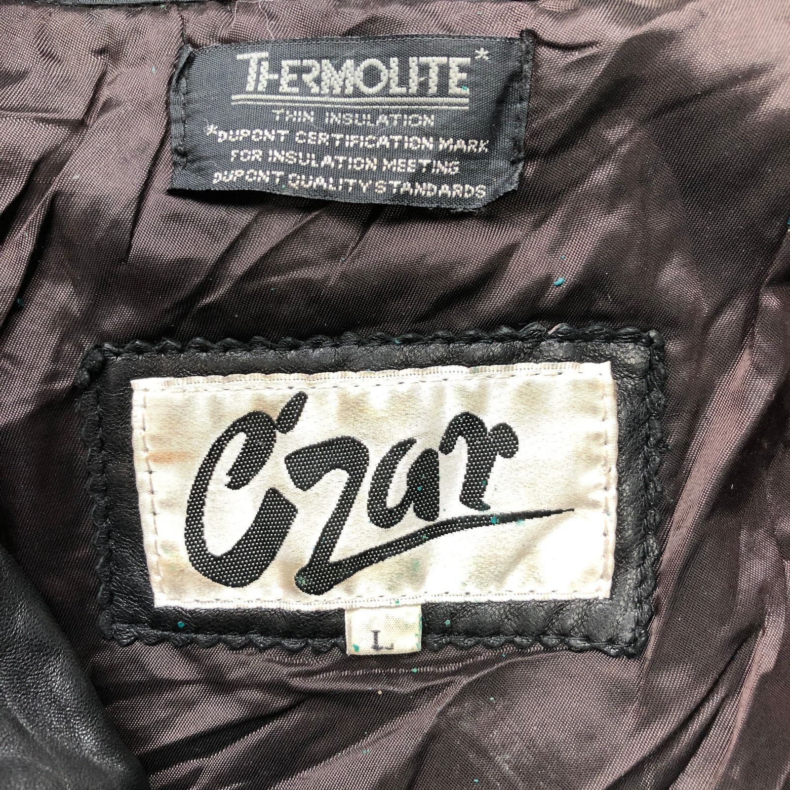 Other VTG Czar Thermolite Insulated Leather Jacket Jacket Men L Size US L / EU 52-54 / 3 - 3 Thumbnail