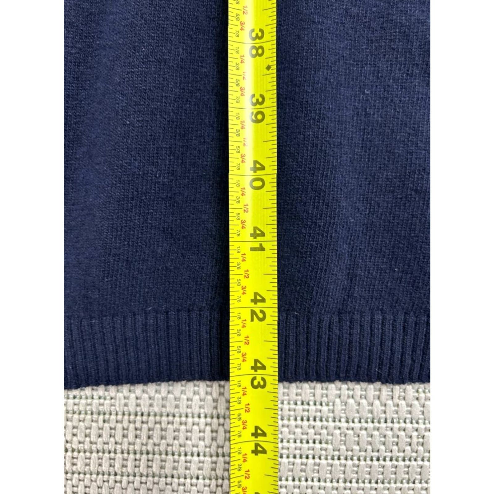 Vintage Brora Skye Knitted Dress Womens 12 Blue Supersoft Lambswool Ribbed Hem Collar Maxi Dress Pockets Easy Care Cap Sleeve? Size XL / US 12-14 / IT 48-50 - 7 Thumbnail