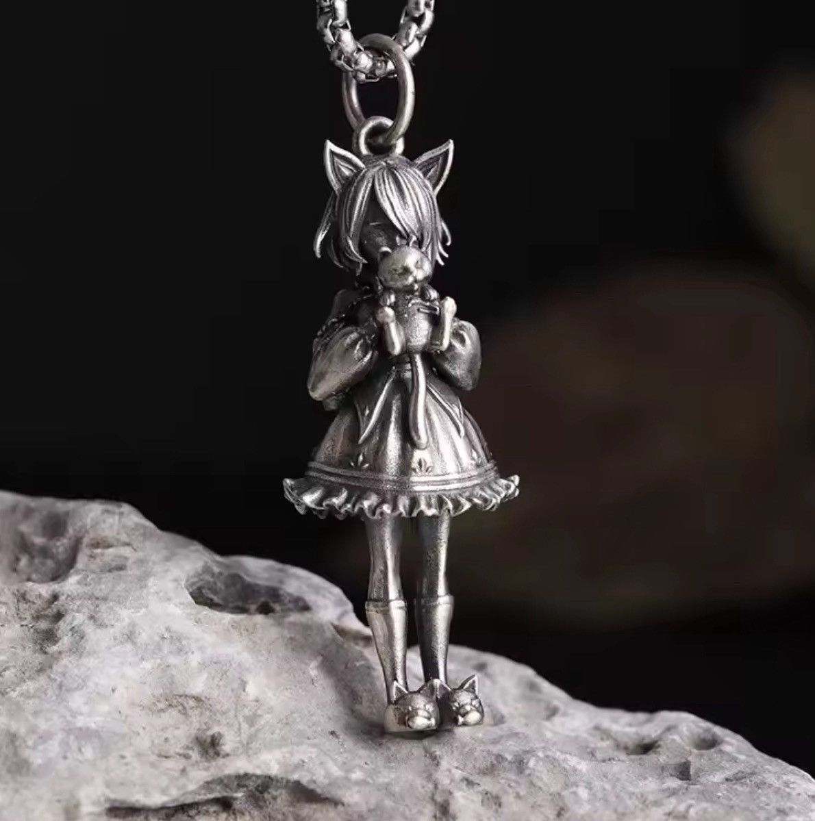 Jewelry Punk Necklace Gothic Chain Size ONE SIZE - 1 Thumbnail
