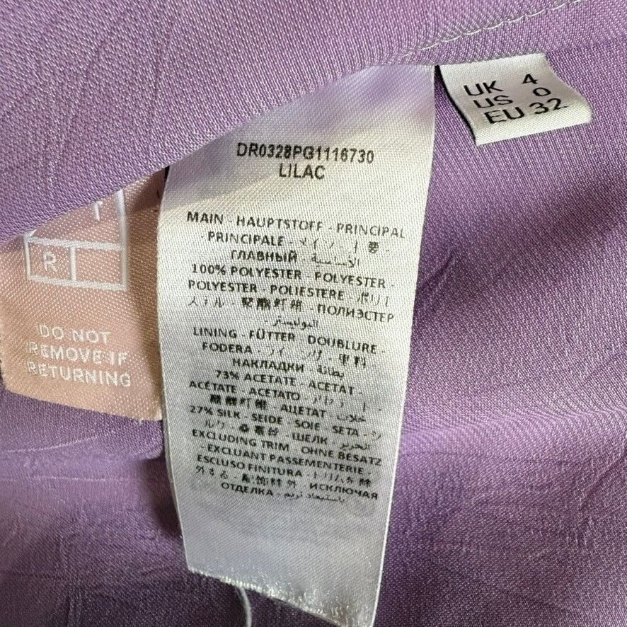 JW Anderson J.W. Anderson Zip Detail Dress in Lilac, Size US 0 Size XS / US 0-2 / IT 36-38 - 10 Thumbnail