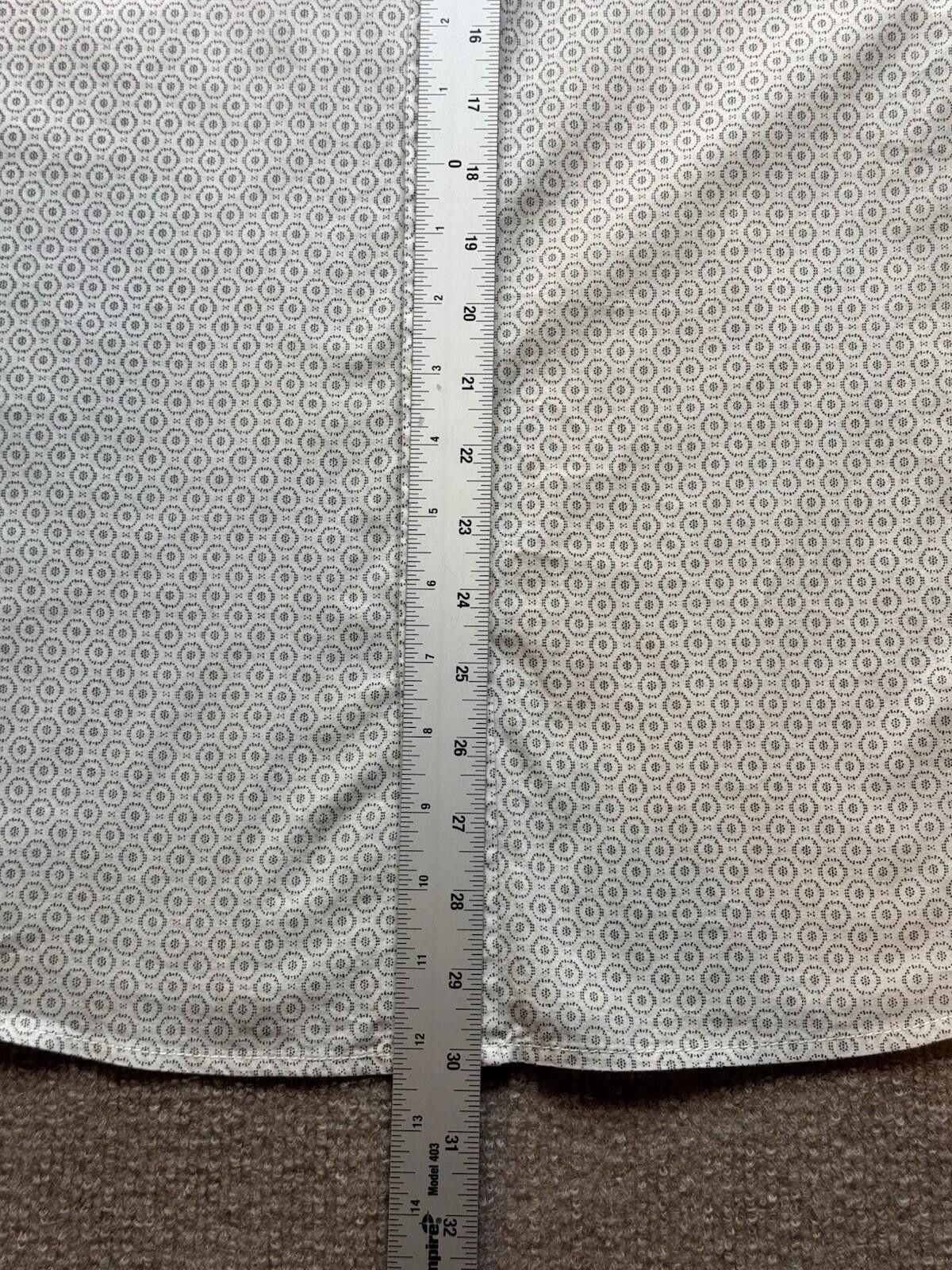 Rock & Republic Rock & Republic Men's Lg White AOP SS Button Down [732] Size US L / EU 52-54 / 3 - 8 Thumbnail