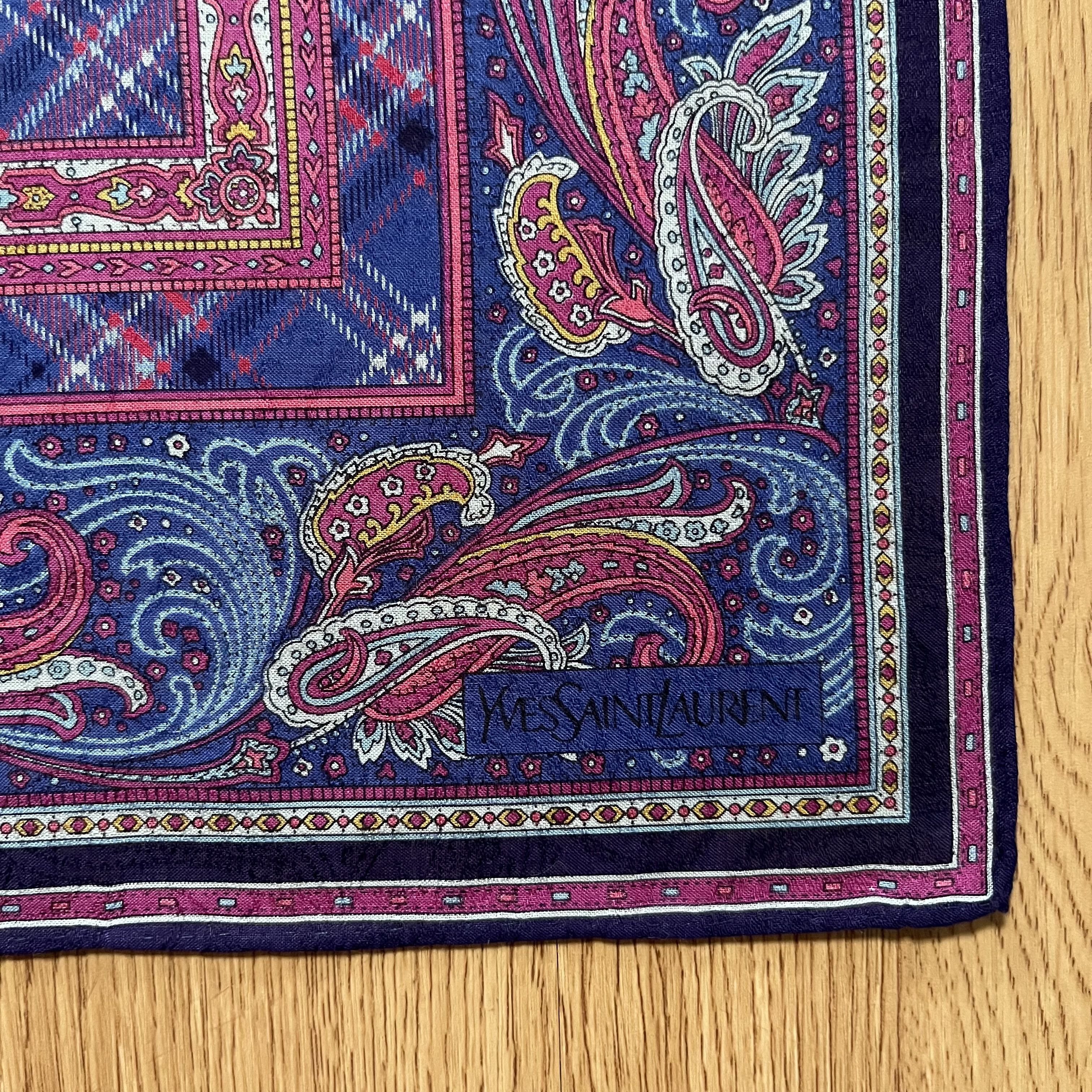 Yves Saint Laurent Vintage Yves Saint Laurent Handkerchief Size ONE SIZE - 2 Thumbnail