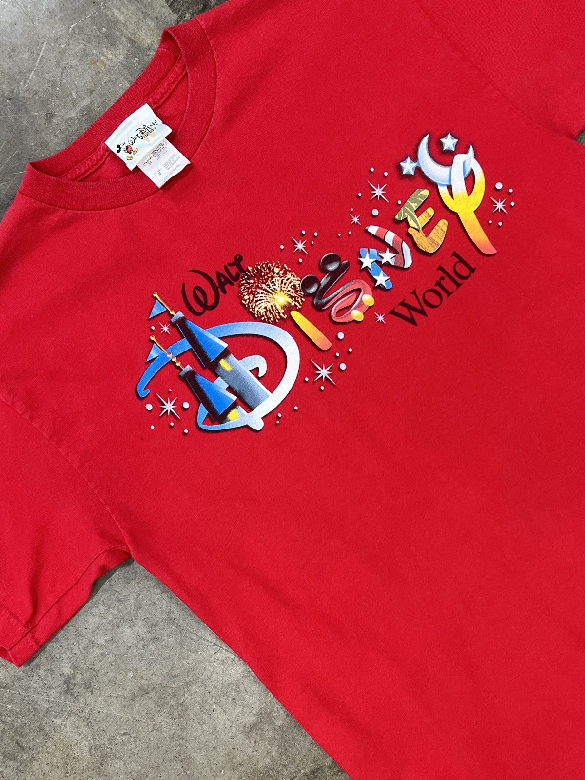 Disney × Vintage Vintage Early 2000s Walt Disney 4th of July Tee Medium Size US M / EU 48-50 / 2 - 1 Thumbnail
