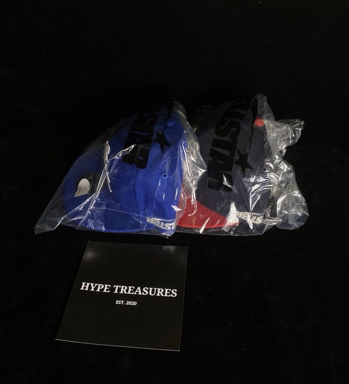 HELLSTAR Hellstar Fitted Baseball Cap Blue SIZE 7 Size ONE SIZE - 7 Thumbnail