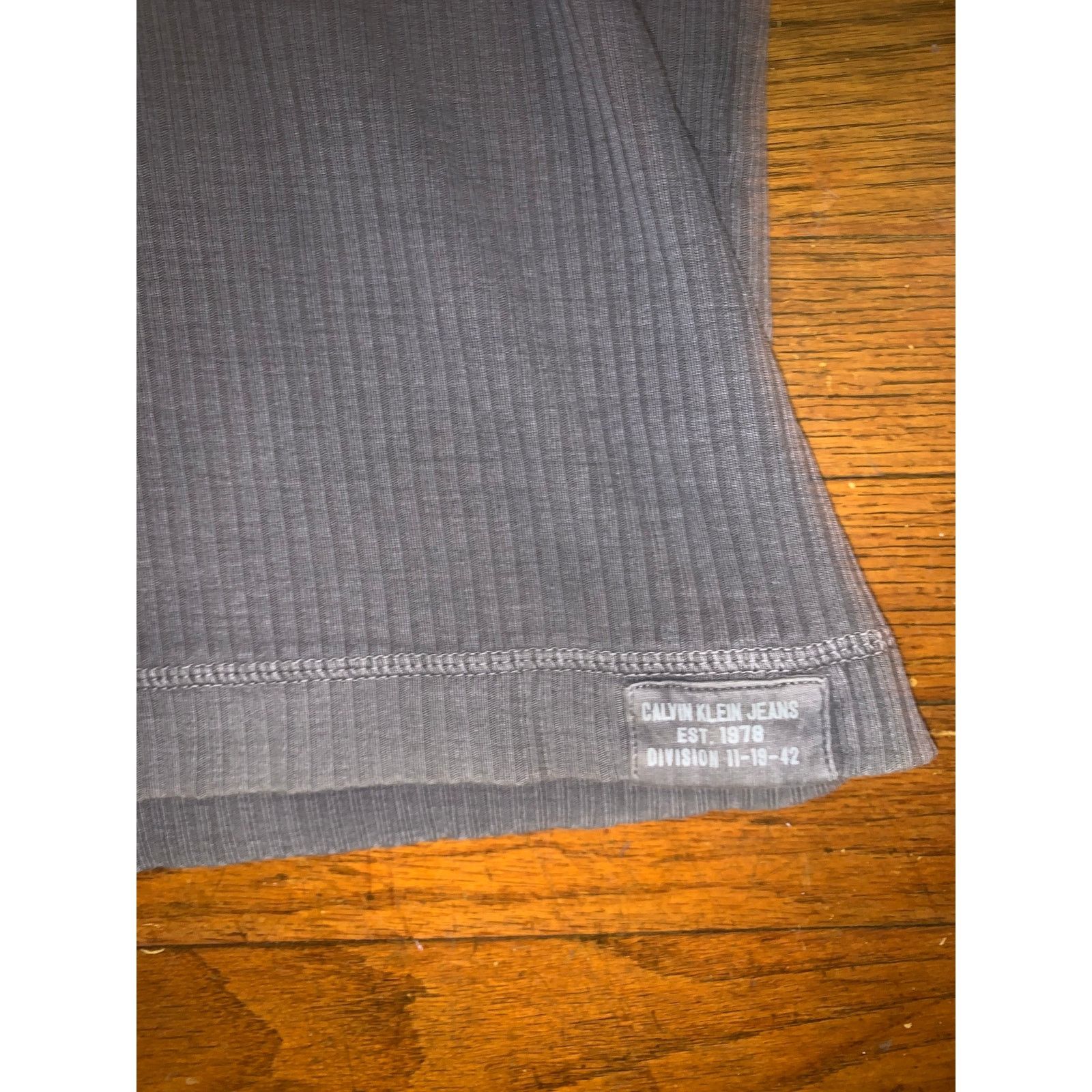 Calvin Klein Calvin Klein Jeans Dark Gray V-Neck Henley Men’s XL Size US XL / EU 56 / 4 - 8 Thumbnail