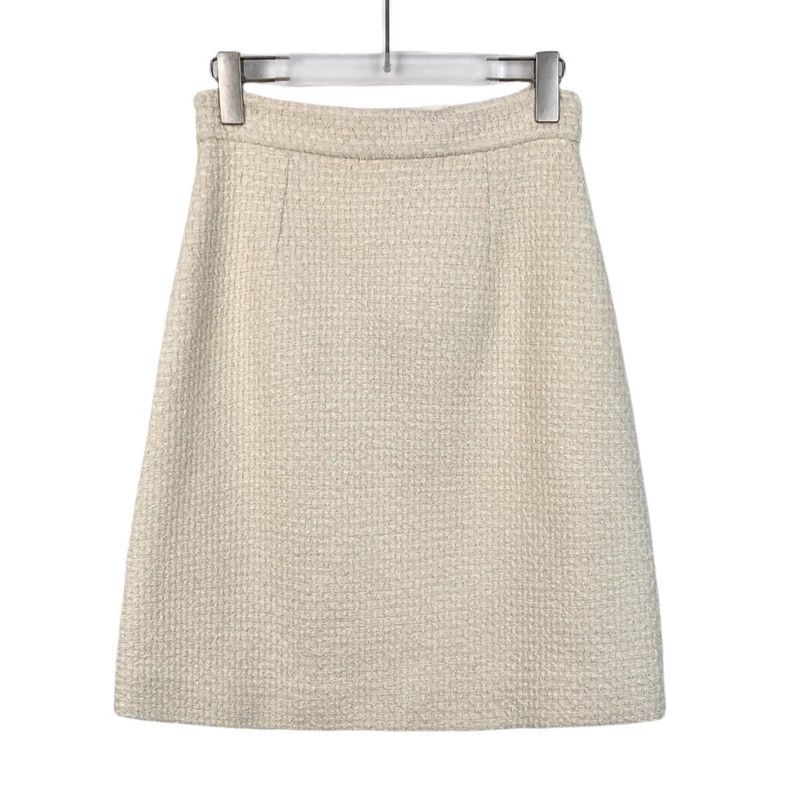 Gucci GucciBeige cotton knitted skirt Size 26" / US 2 / IT 38 - 2 Thumbnail