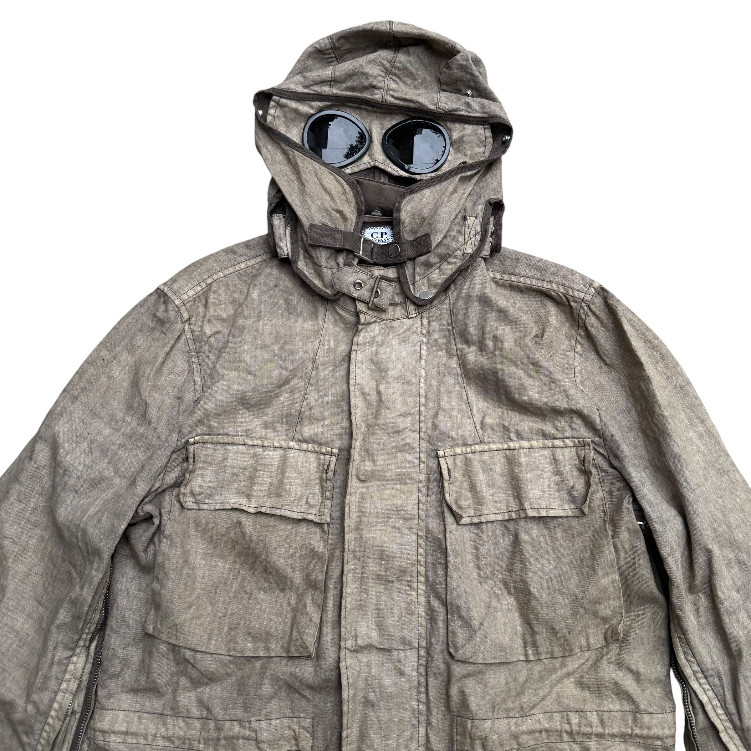 C.P. Company CP Company Linoflax Transparent Cover Goggle Jacket Size US M / EU 48-50 / 2 - 3 Thumbnail