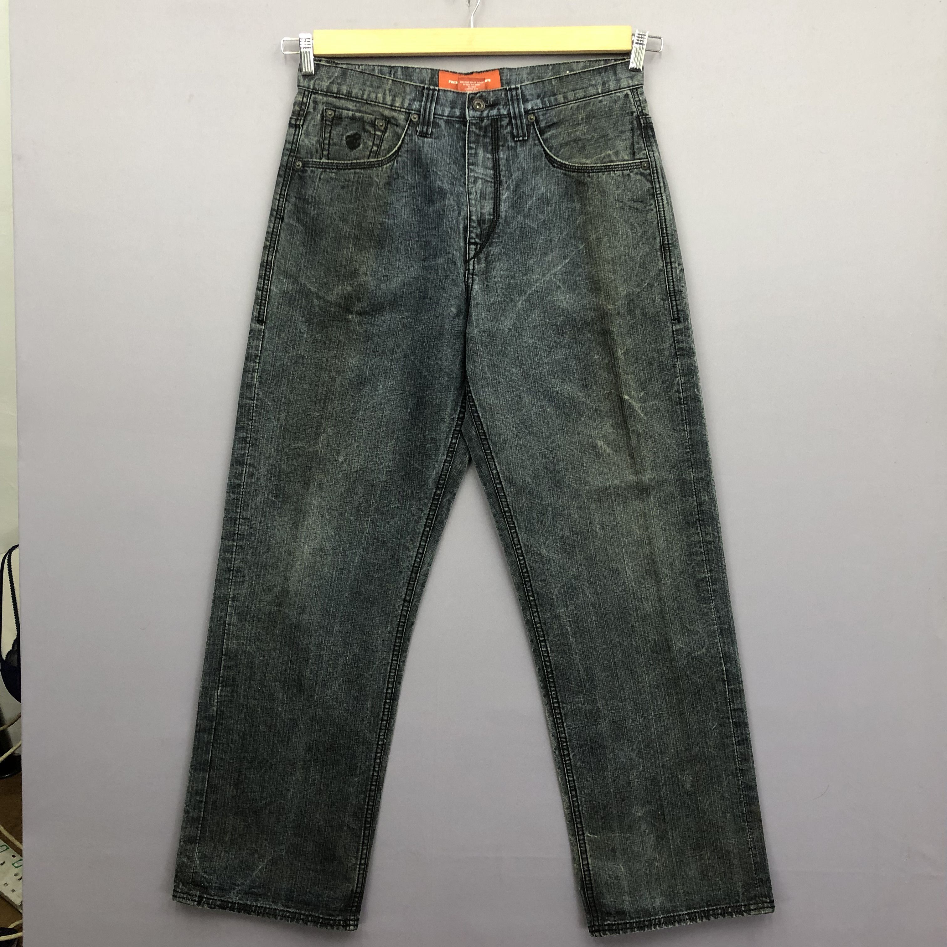 Rocawear Crazy 90s Rocawear Baggy Jeans Faded Skater Jnco Style Denim Size US 34 / EU 50 - 2 Thumbnail