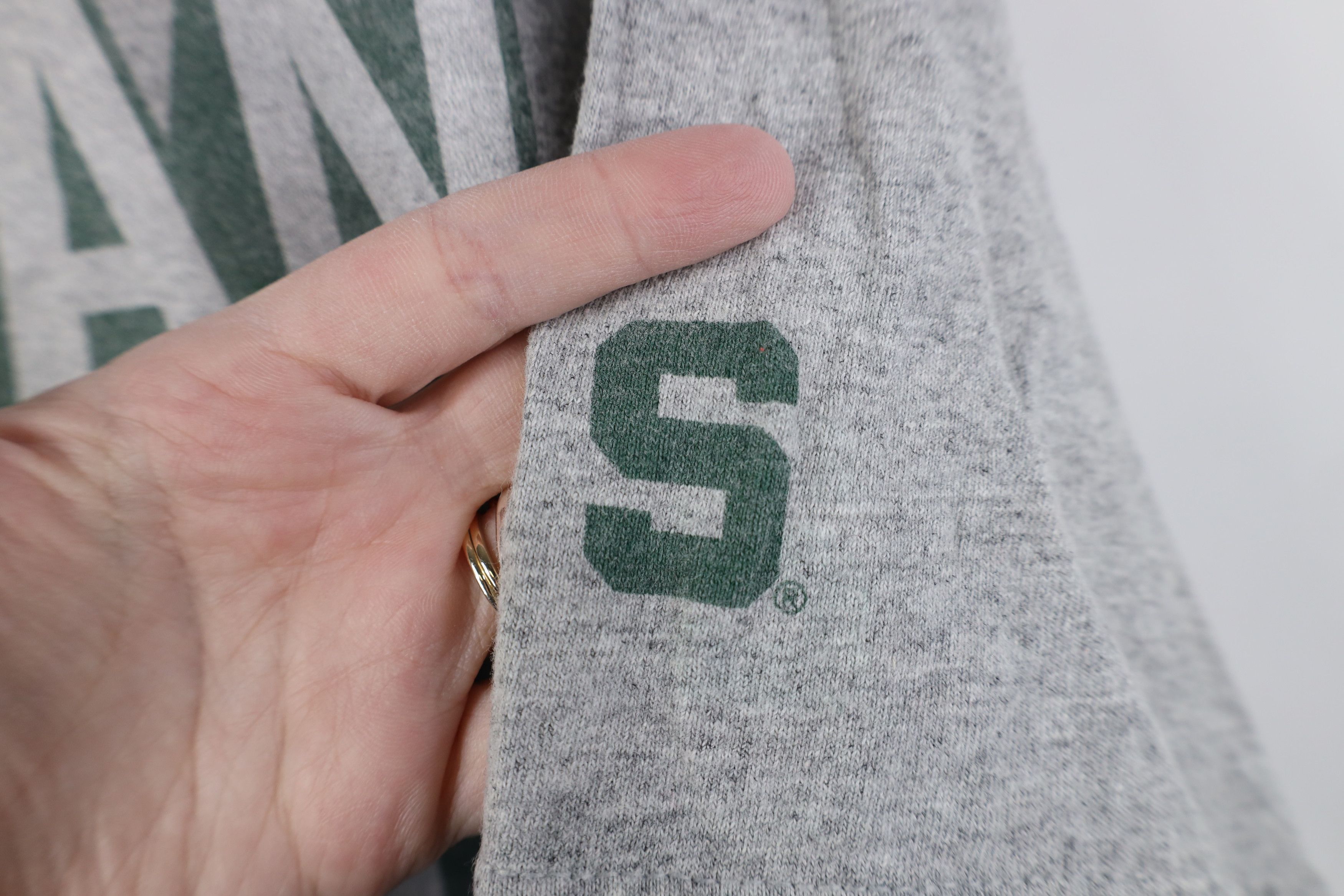 Nike Vintage Nike Spartan Pride Michigan State University T-Shirt Size US S / EU 44-46 / 1 - 4 Thumbnail