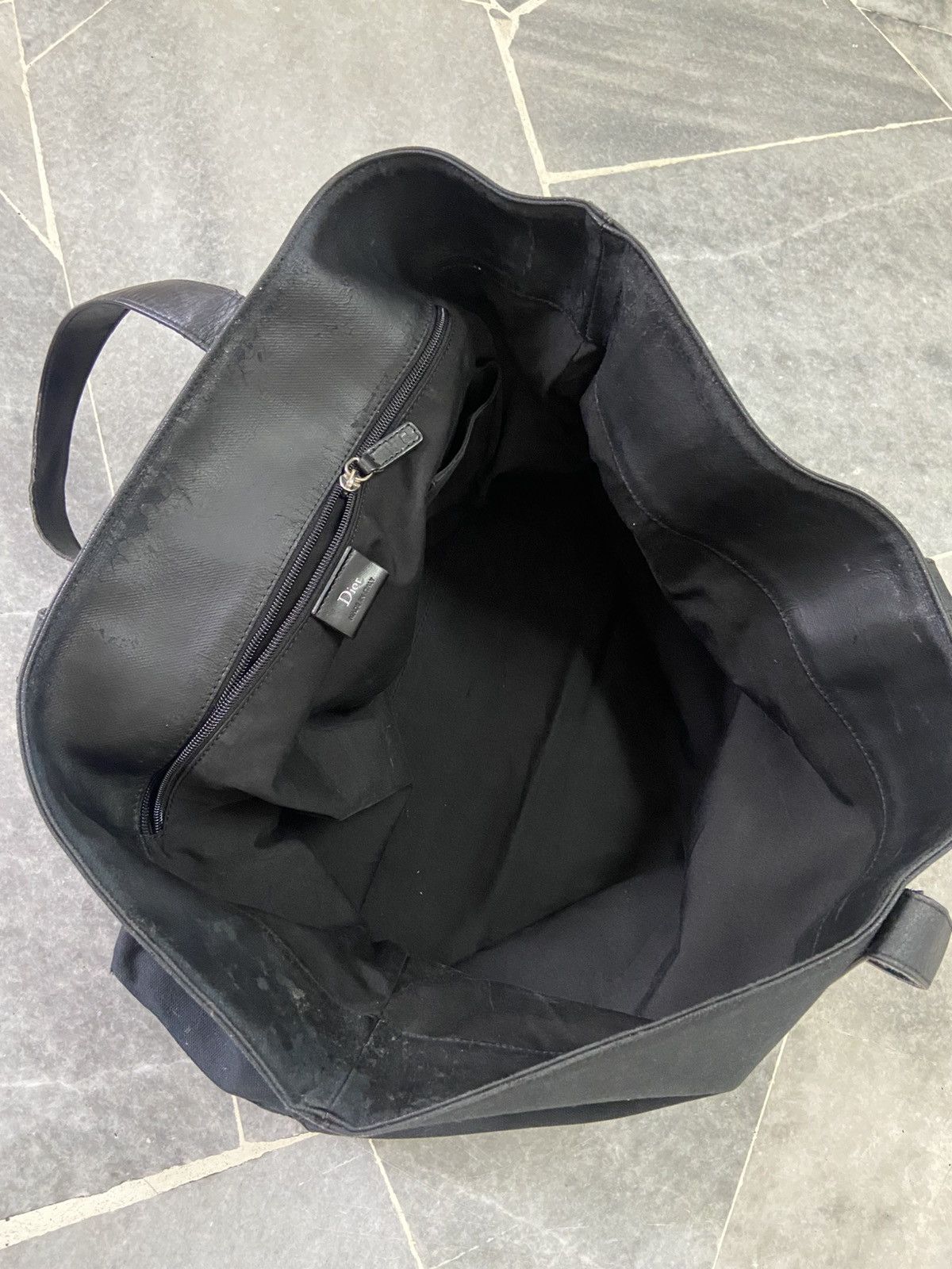 Dior Dior Homme Black Canvas Tote Bag Size ONE SIZE - 10 Thumbnail