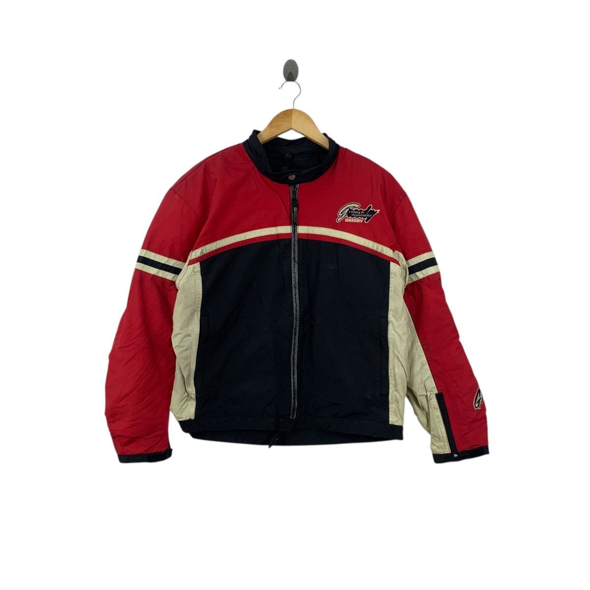 GREEDY MOTORCYCLE GEAR Coated Taslan Uniform Safety Jacket