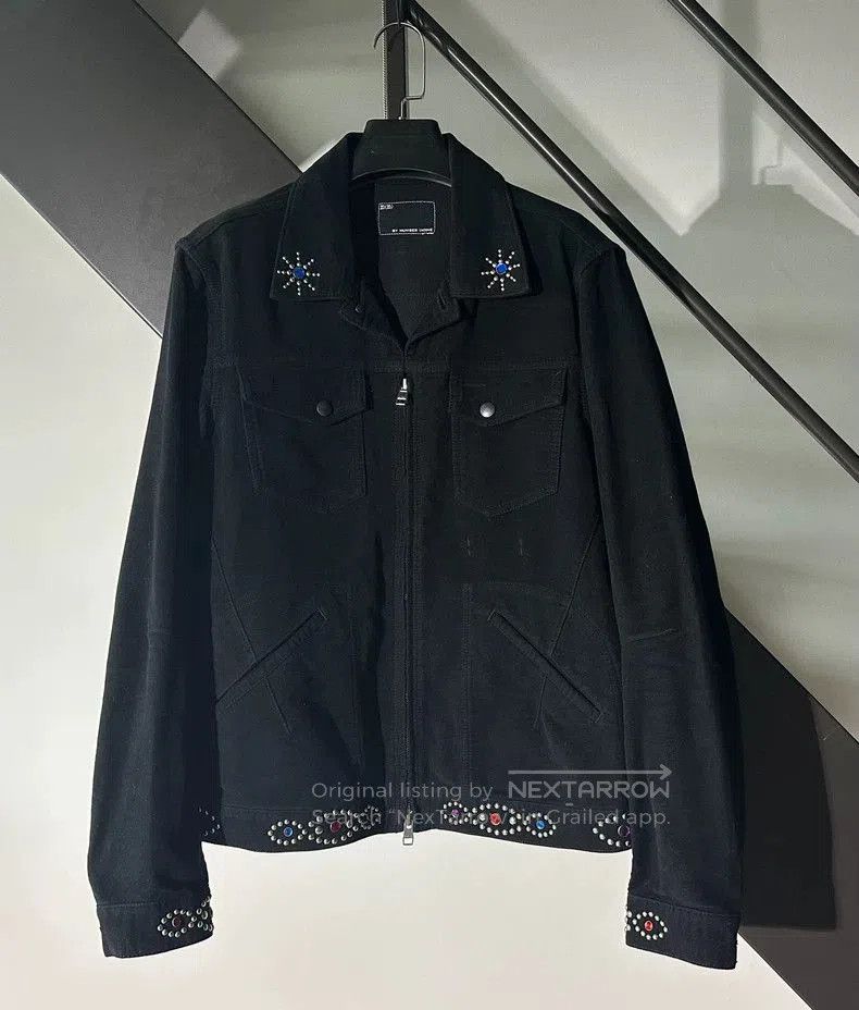 Number (N)ine n(n) BY NUMBER (N)INE Velvet Stud Jacket. Size US L / EU 52-54 / 3 - 1 Thumbnail